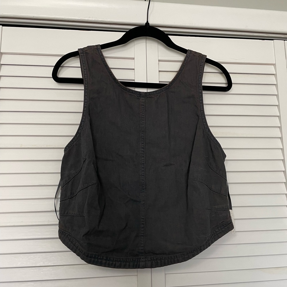Free People Sleeveless Smocked Tank Top